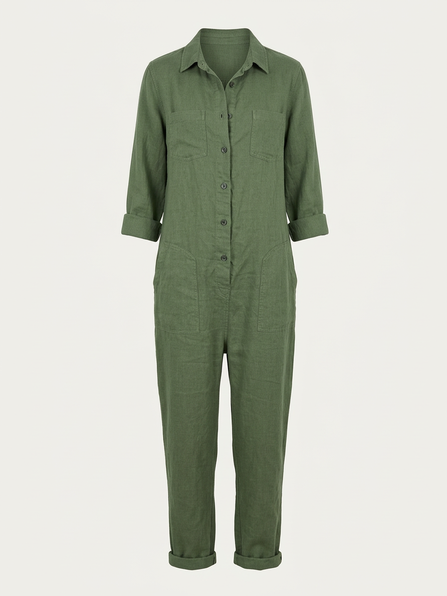 Utility Straight Leg Jumpsuit - studio