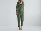 Utility Straight Leg Jumpsuit - model